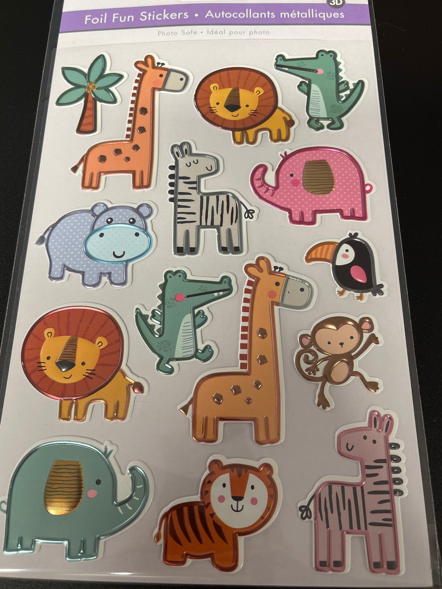 Animal Pals Foil Fun Stickers
