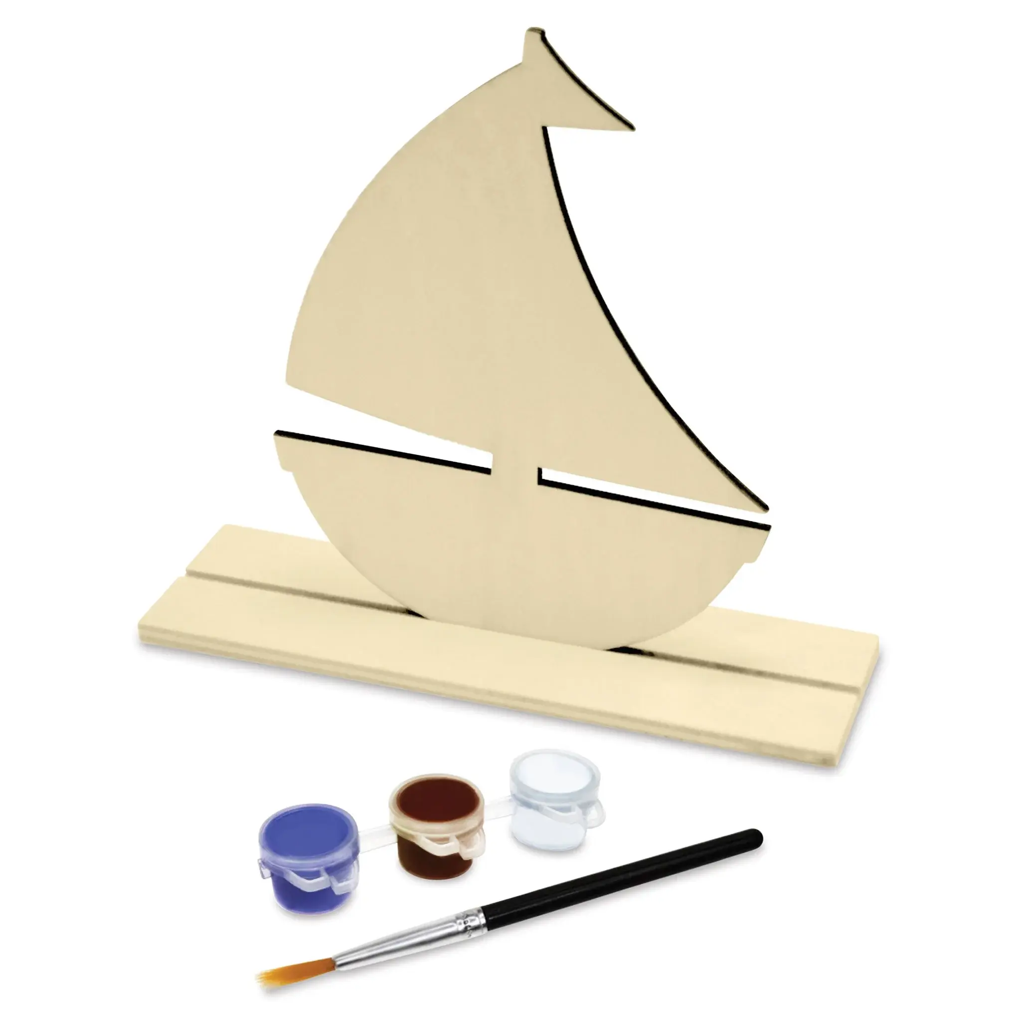 Krafty Kid Wood Decor Sail Boat