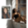 Before and after transformation of a woman in her daily life vs during her boudoir shoot.