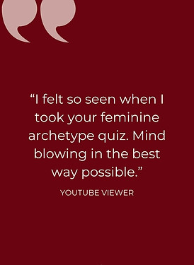 what's your leading feminine archetype