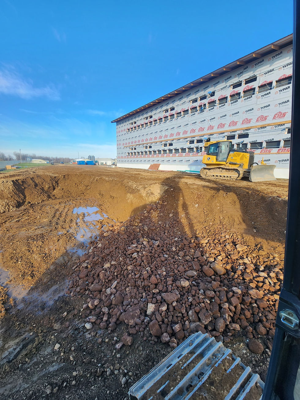 Excavating new construction in Central New York