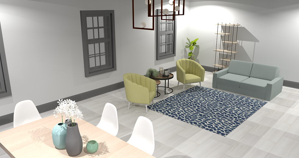 Podium Rendered Lounge
