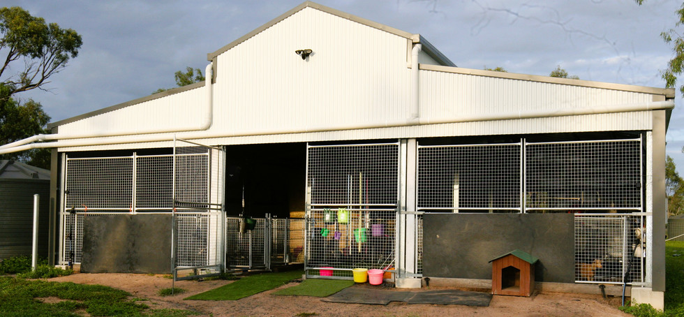 Ryali's Lane Goat Farm barn