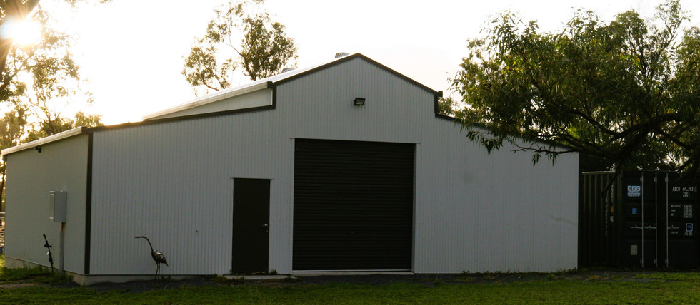 Ryali's Lane Goat Farm barn
