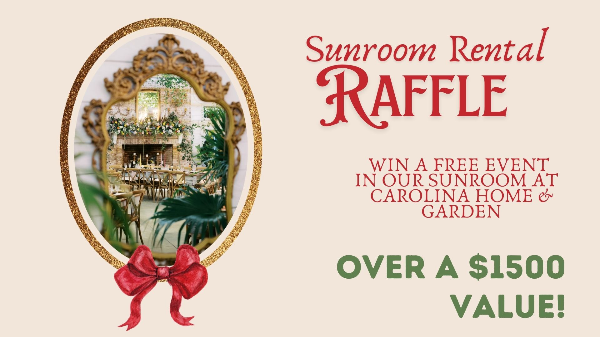 Sunroom Raffle | Carolina Home Garden
