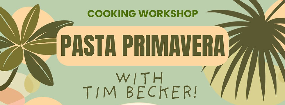 Cooking Class with Tim Becker