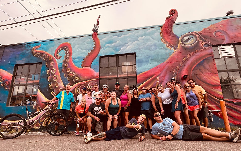 Christy's Thirsty MURAL Beer & Bottle Ride