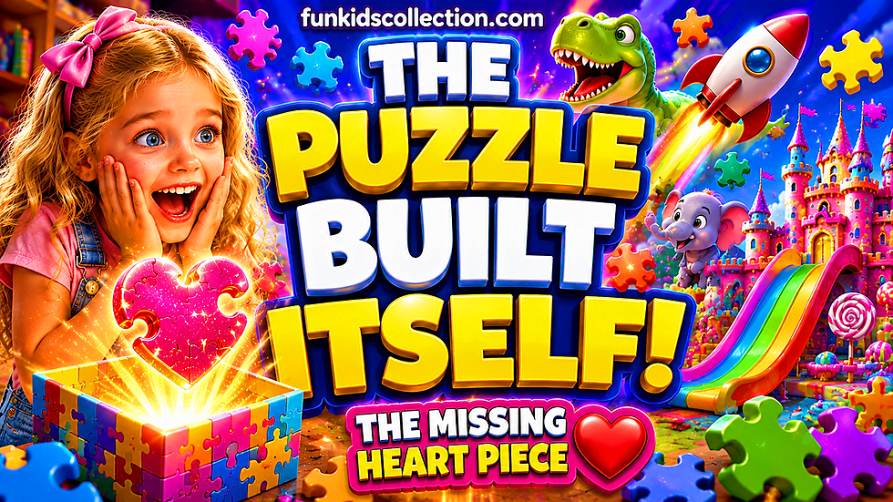 🧩 The Puzzle That Built Itself! | A Magical Adventure for Kids ✨❤️ #kidsstories #storytime #kidsvid