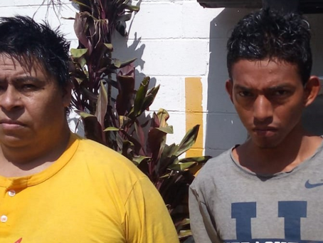 Capturan a dos sujetos tras ataque contra la PNC en Santa Ana 