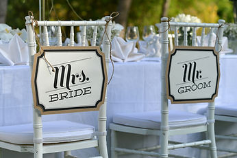 Mrs. Bride, Mr. Groom