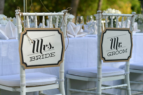Mrs. Bride, Mr. Groom