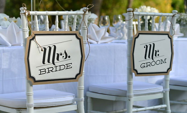 Mrs. Bride, Mr. Groom