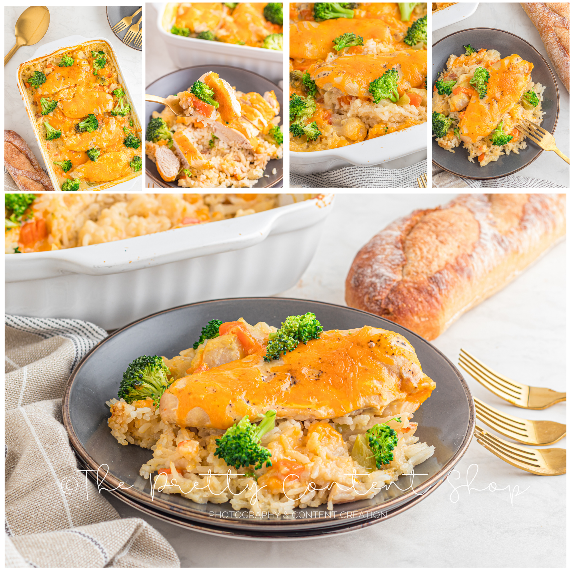 Cheesy Chicken and Rice Casserole