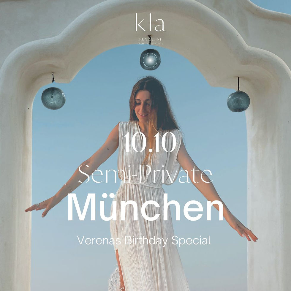 Kundalini Light Activation - Semi - Private Special 10.10 mit Verena