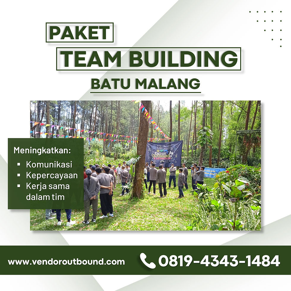 Hub: 0819-4343-1484, Pilihan Paket Outbound Team Building di Batu
