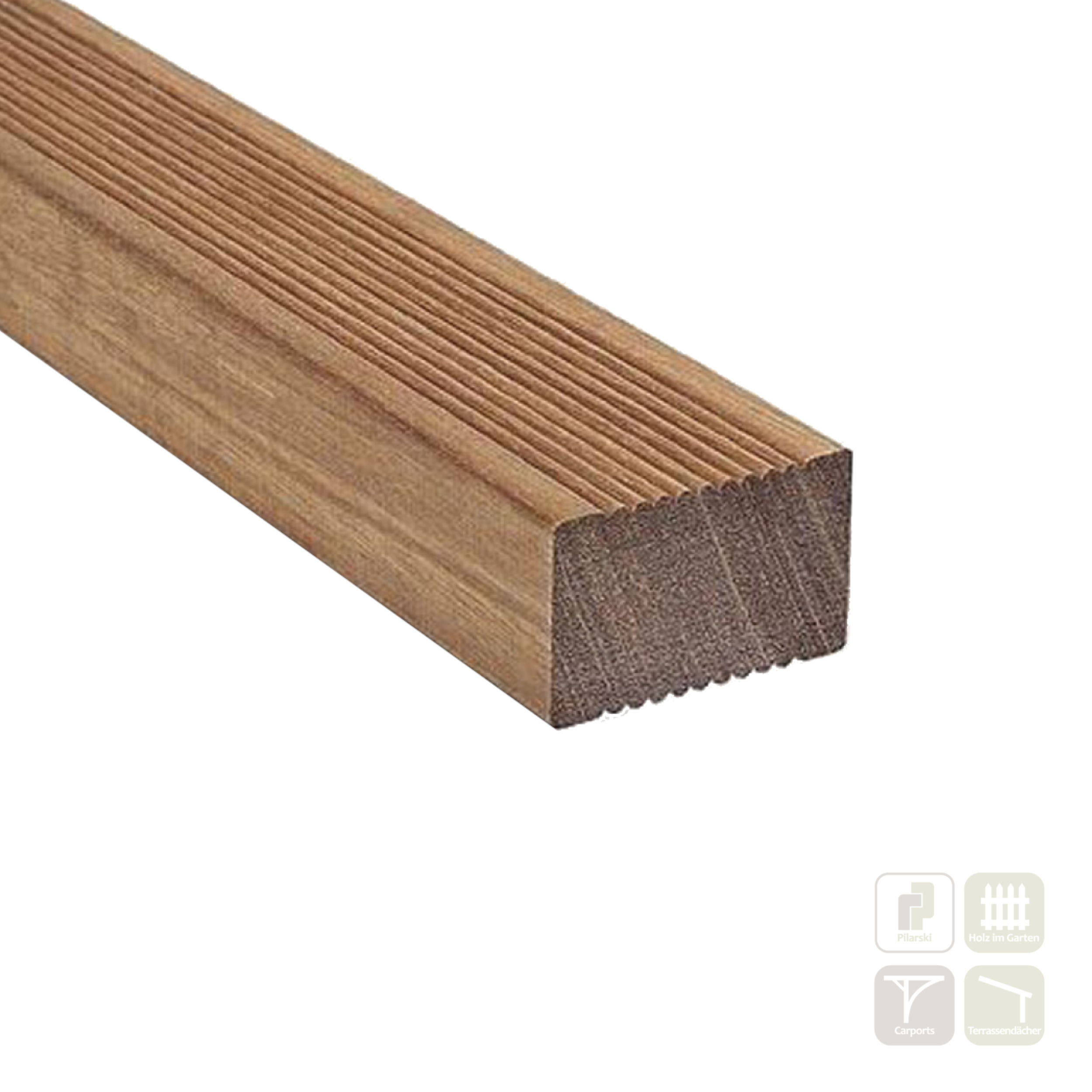 Unterkonstruktion Bangkirai, geriffelt 45x70mm