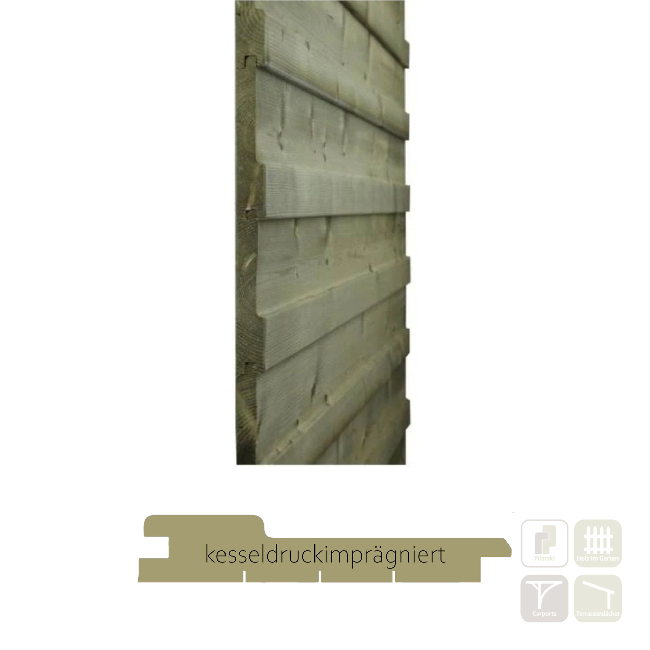 Kombideckelprofil Fichte KDI, N+F 28x146mm (Bund / 2 St.)