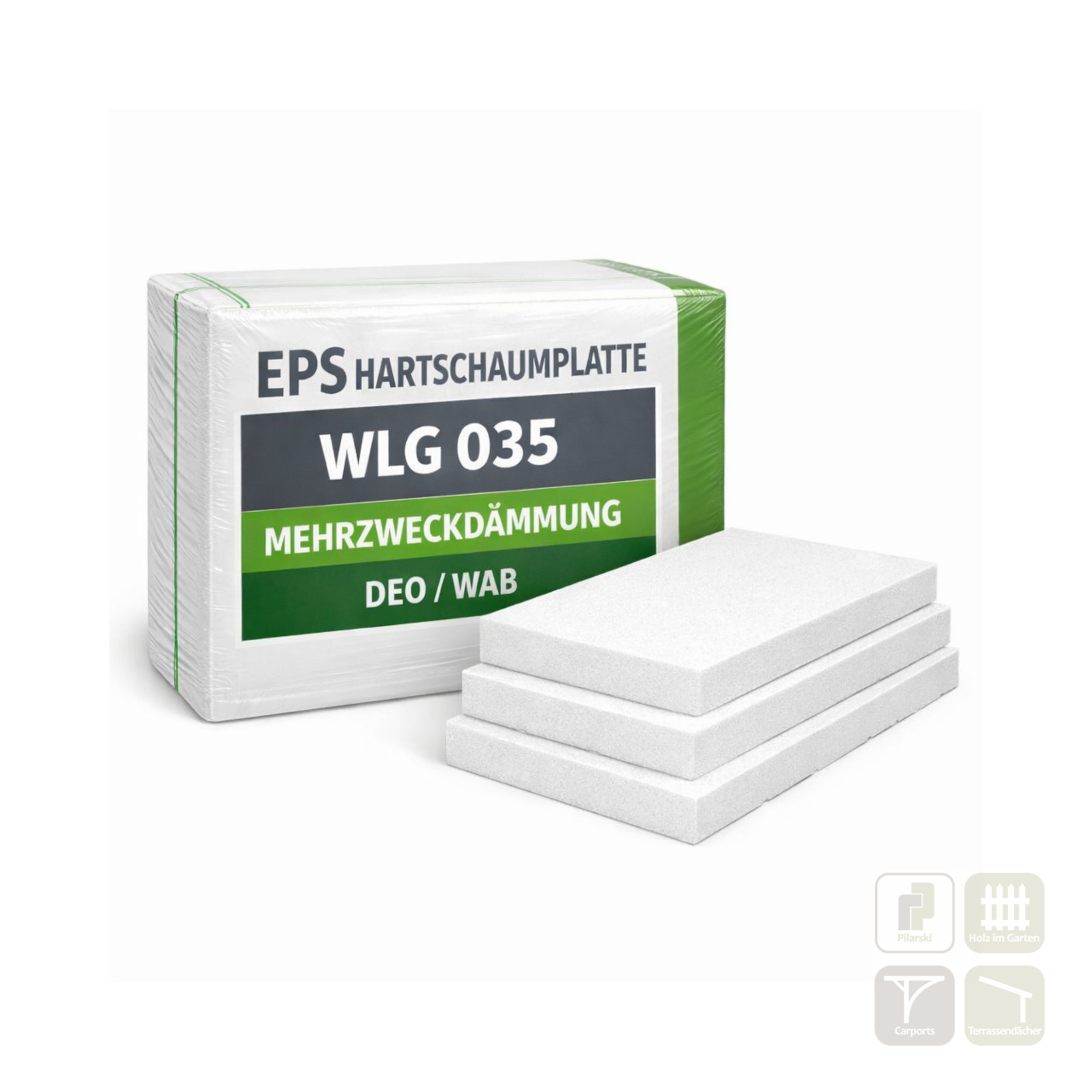 Hartschaumplatte "Styropor" EPS 100 WLS035 DEO/WAB