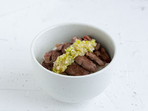 ねぎ塩カルビ丼