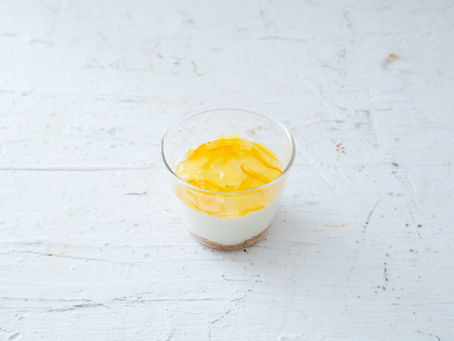 マンゴーのレアチーズムース