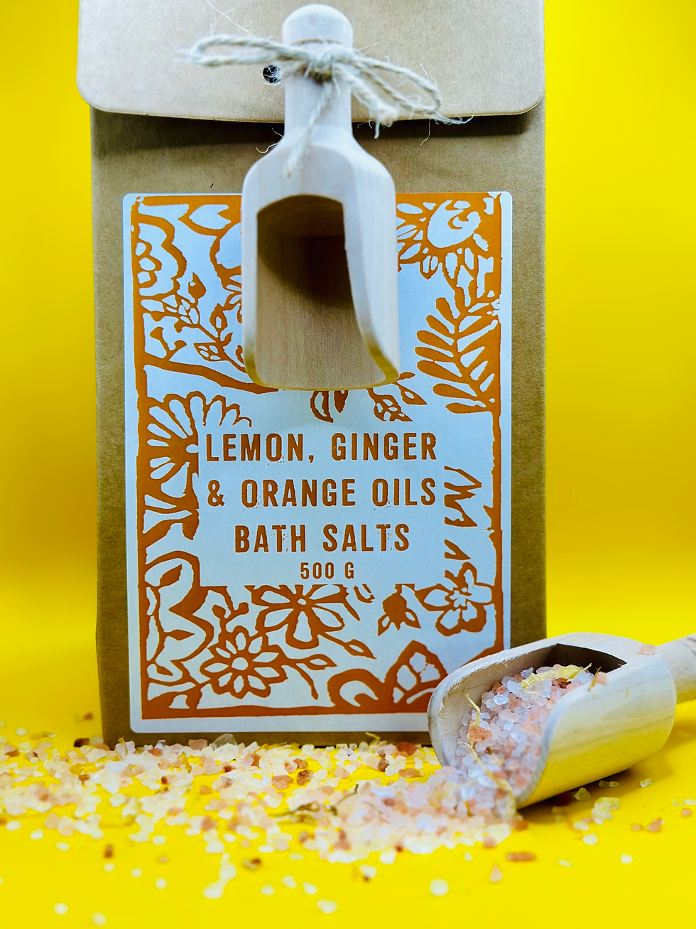 Sel de bain Citron, Gingembre et Orange