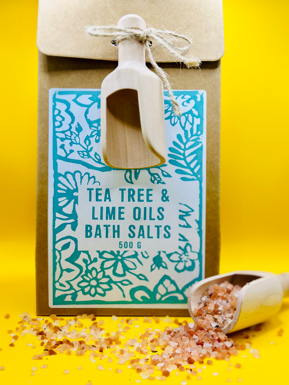 Sel de bain Arbre à Thé et Citron Vert