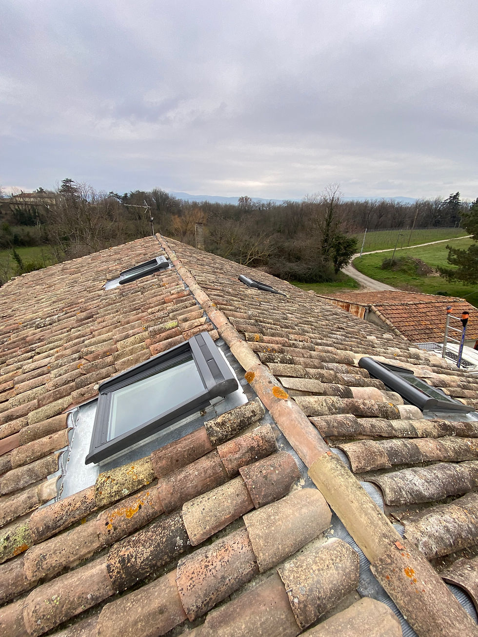 Toiture neuve posée par couvreur zingueur près de Valence
