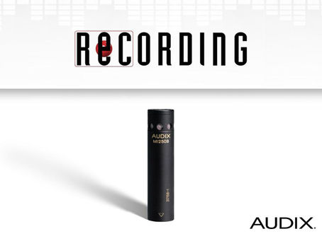 AUDIX INSTRUMENT MICROPHONE INCLUDED IN RECORDING MAGAZINE VIDEO