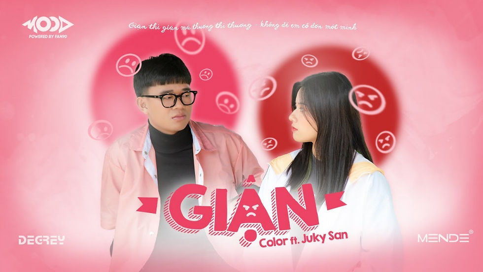 Lời bài hát GIẬN - COLOR x JUKY SAN [Kèm Hợp Âm]