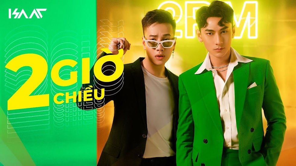Lời bài hát 2 Giờ Chiều [ISAAC x Lou Hoàng x OnlyC] [Lyrics Kèm Hợp Âm]