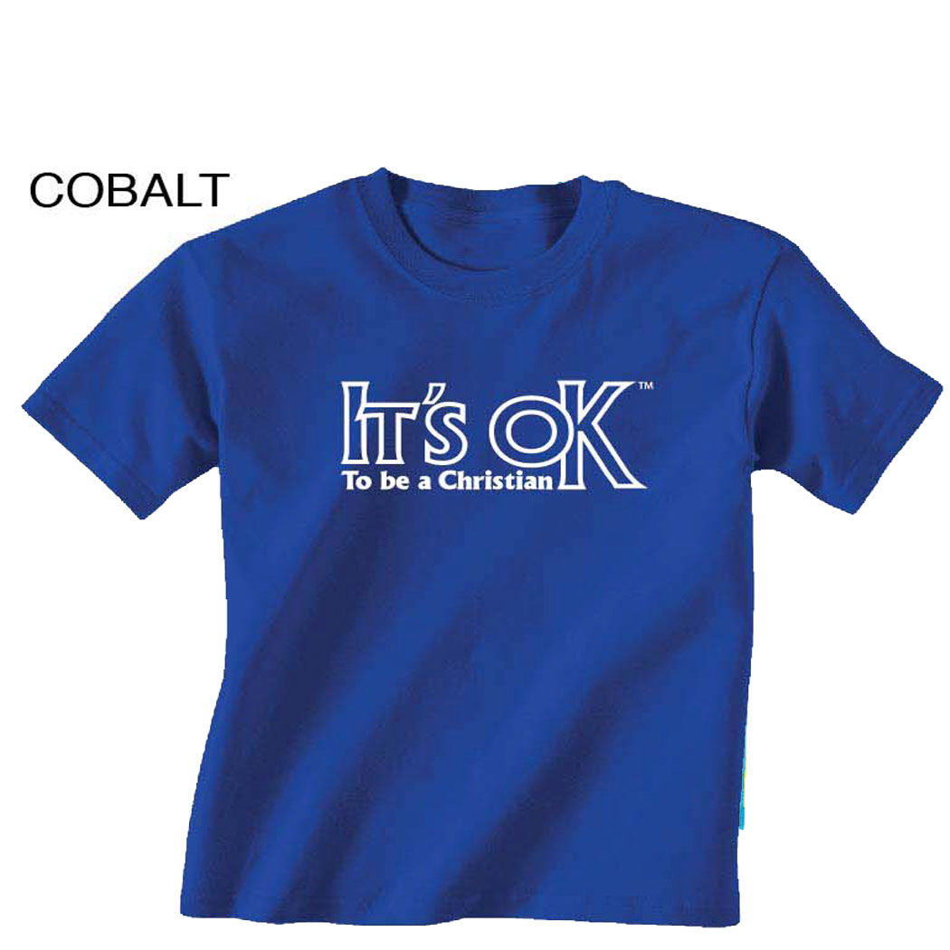 Youth T-shirt "It's ok to be a Christian"