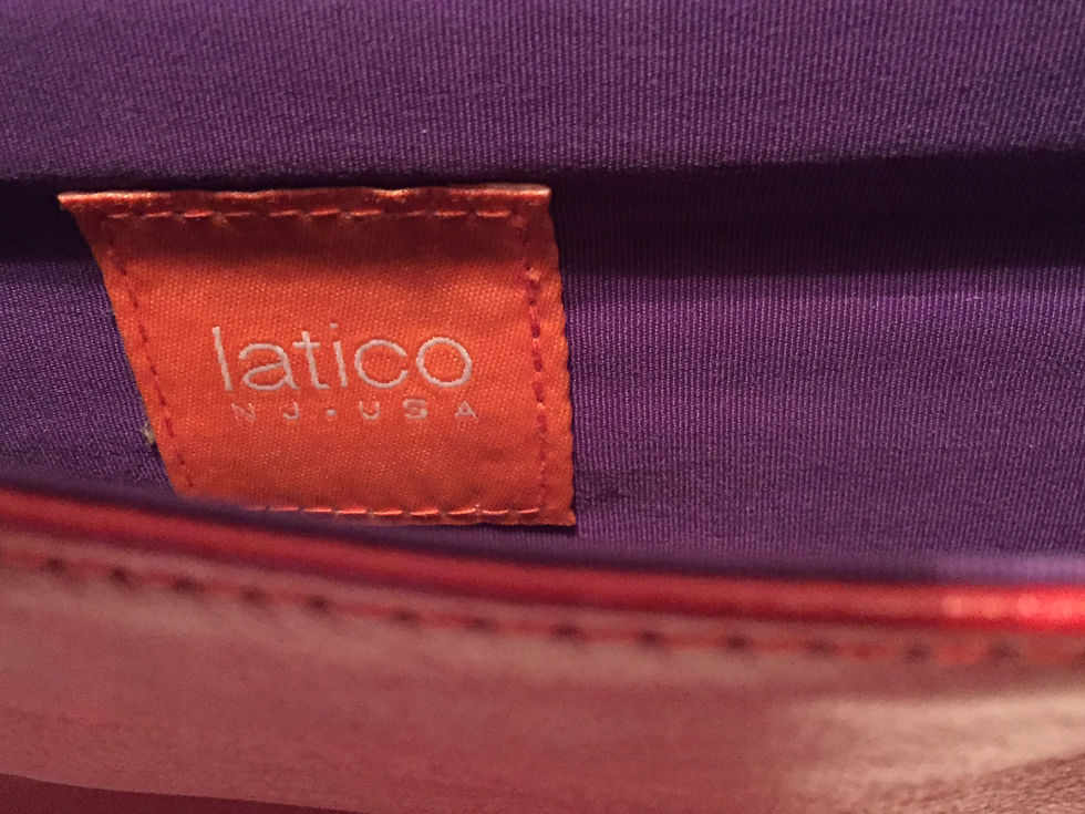 Thumbnail: LATICO Slim Orange/Rust Leather Flap Kiss Lock UltraThin Shoulder