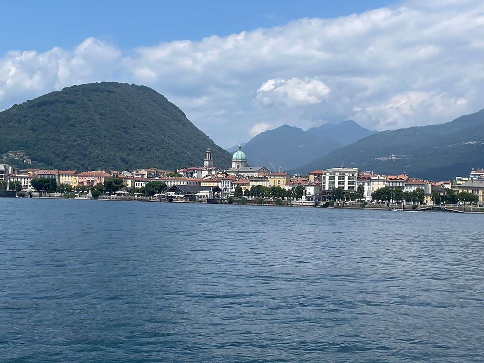 Laveno-Mombella from the ferry