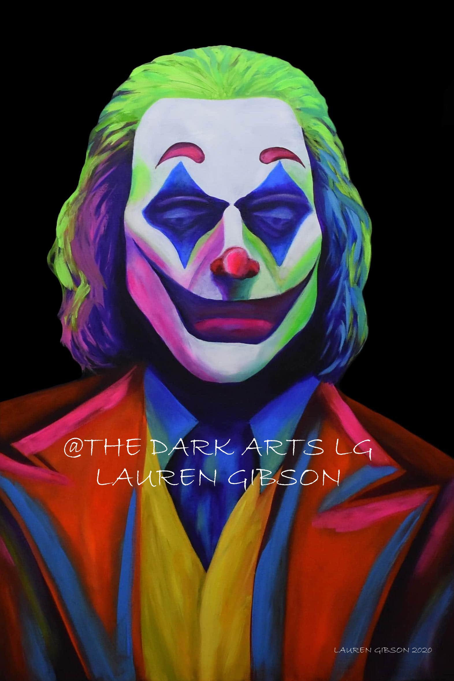 Neon Joker | 11x17 Print