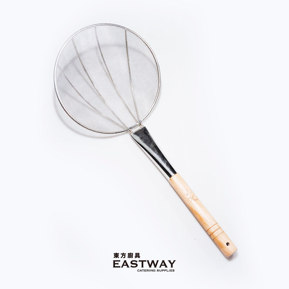 Thumbnail: Stainless Steel Heavy Duty Mesh Skimmer - Round Handle