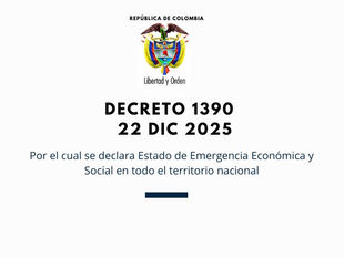 ¿Sabe usted qué es una emergencia económica en Colombia?