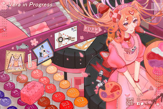 【OC Art】Vera in Progress...【原創】薇拉打扮中