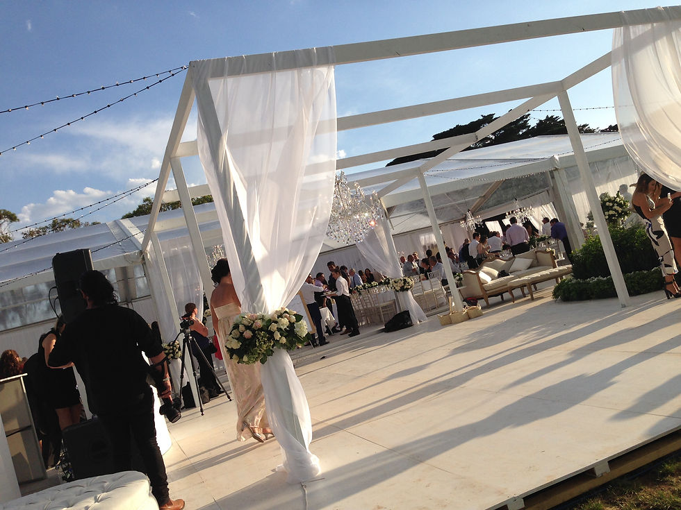 Outdoor Wedding PA / lighting