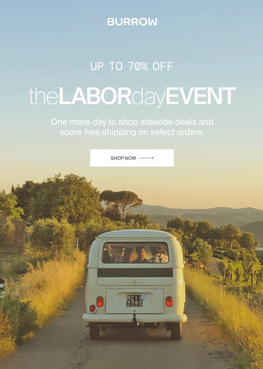 The Labor Day Event Email