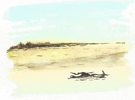 Maresia, Aquarela sobre papel, 16x23cm, 