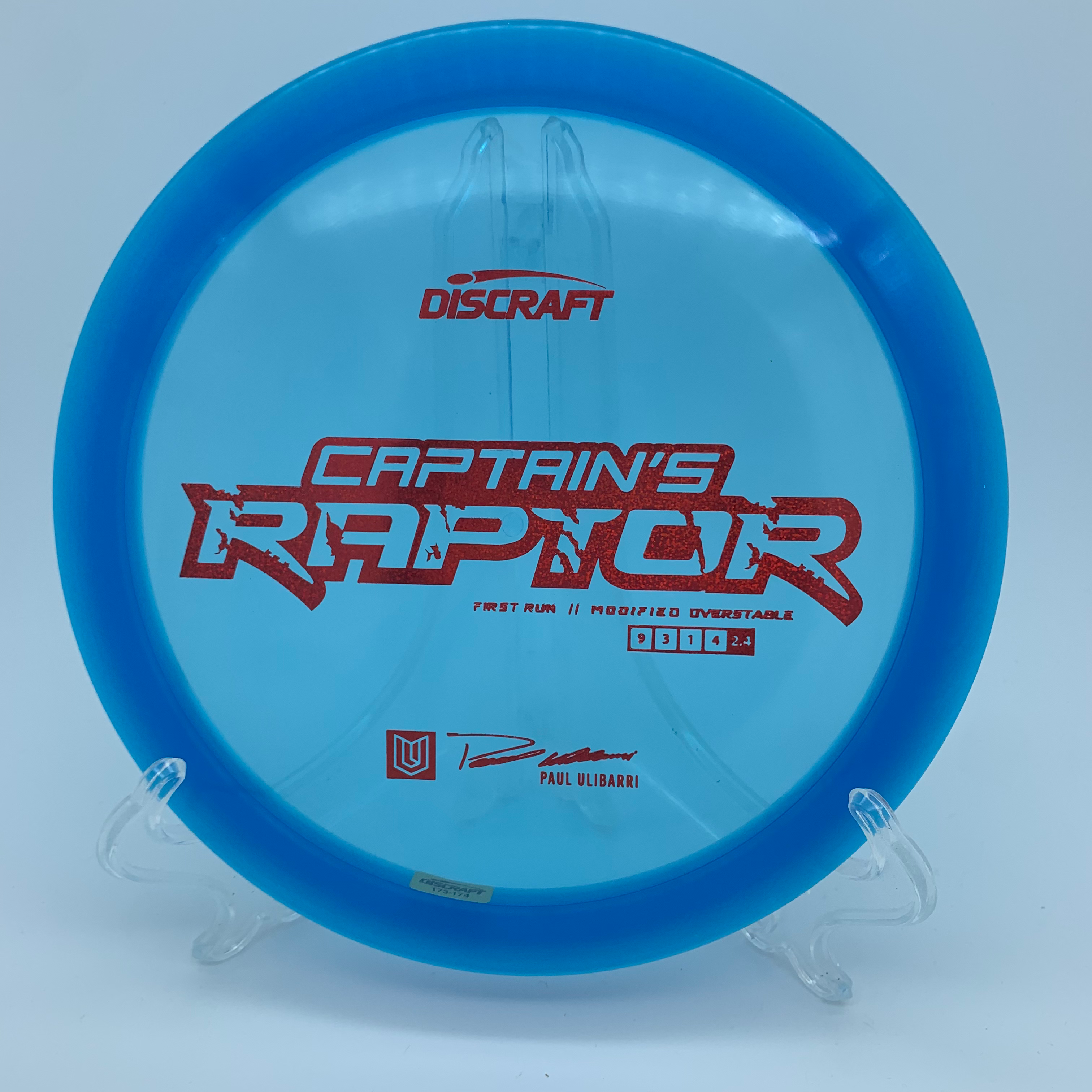 FIRST RUN Captain Raptor - 173-174g