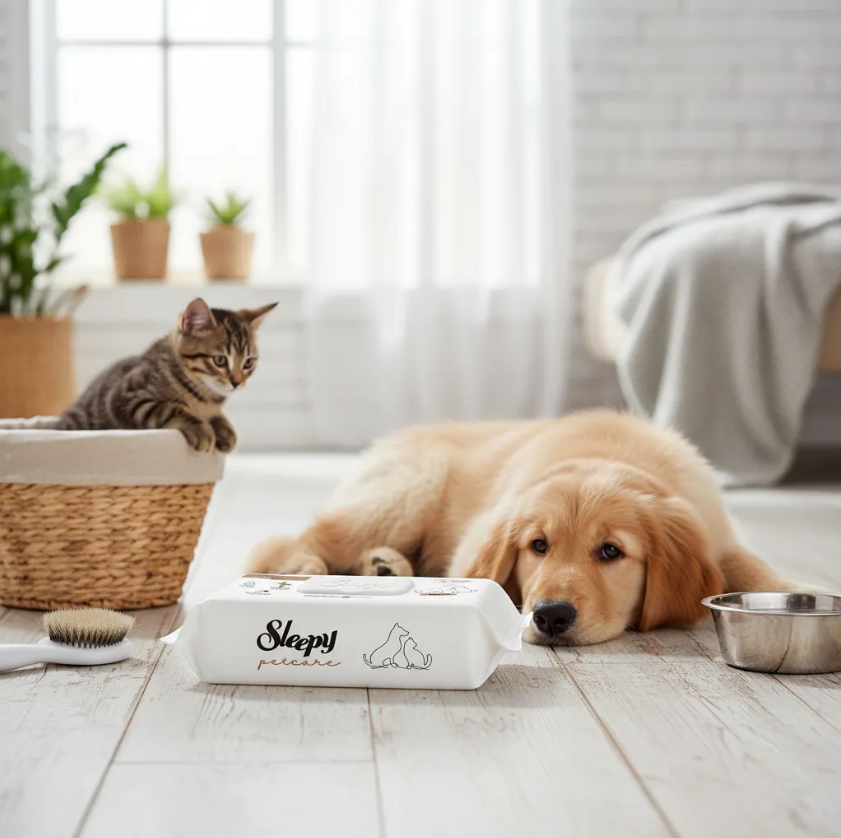 Miniatura: Toallitas Húmedas Sleepy Pet Care (Caja 12 Unidades)