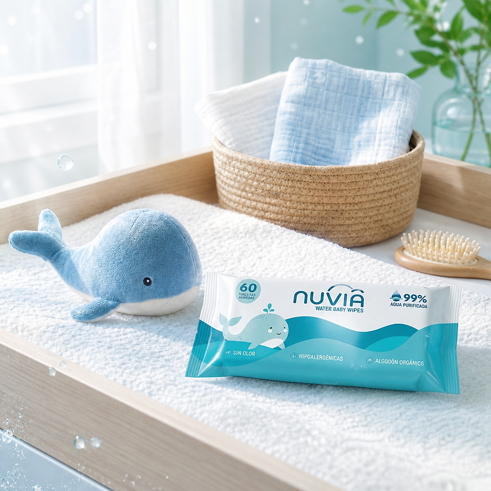 Miniatura: Toallitas Húmedas 99% Agua Nuvia (Caja 12 Unidades)