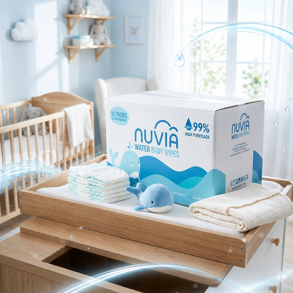 Miniatura: Toallitas Húmedas 99% Agua Nuvia (Caja 12 Unidades)