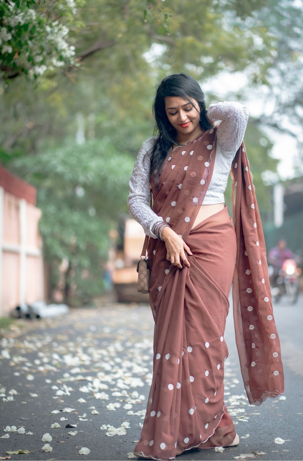 Satya Georgette Saree