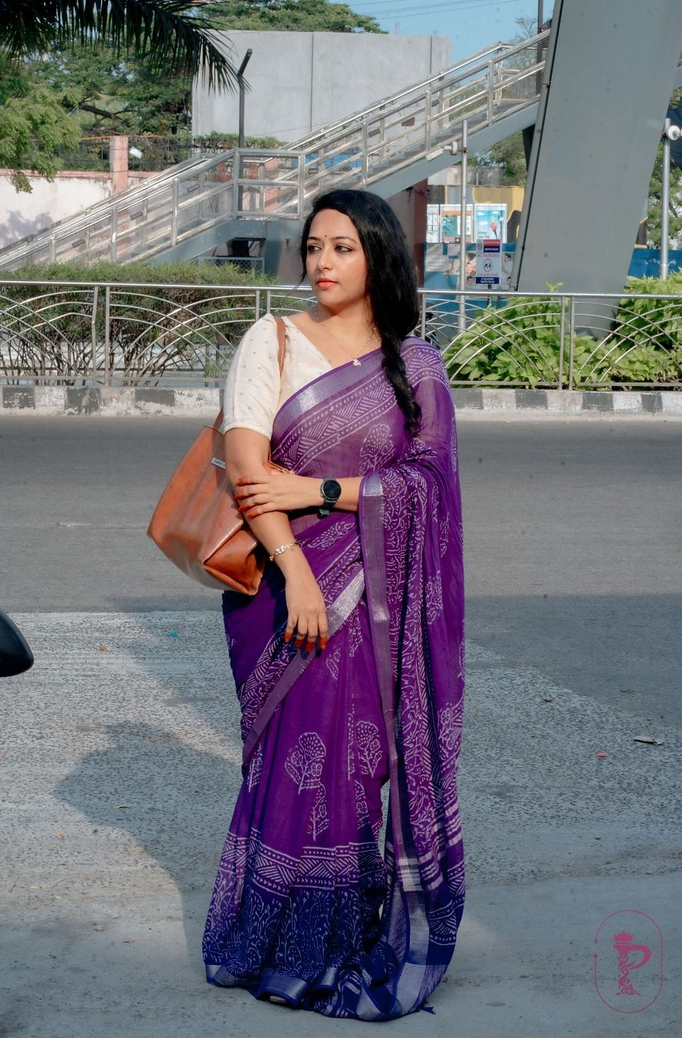 Radhi Linen Cotton Saree