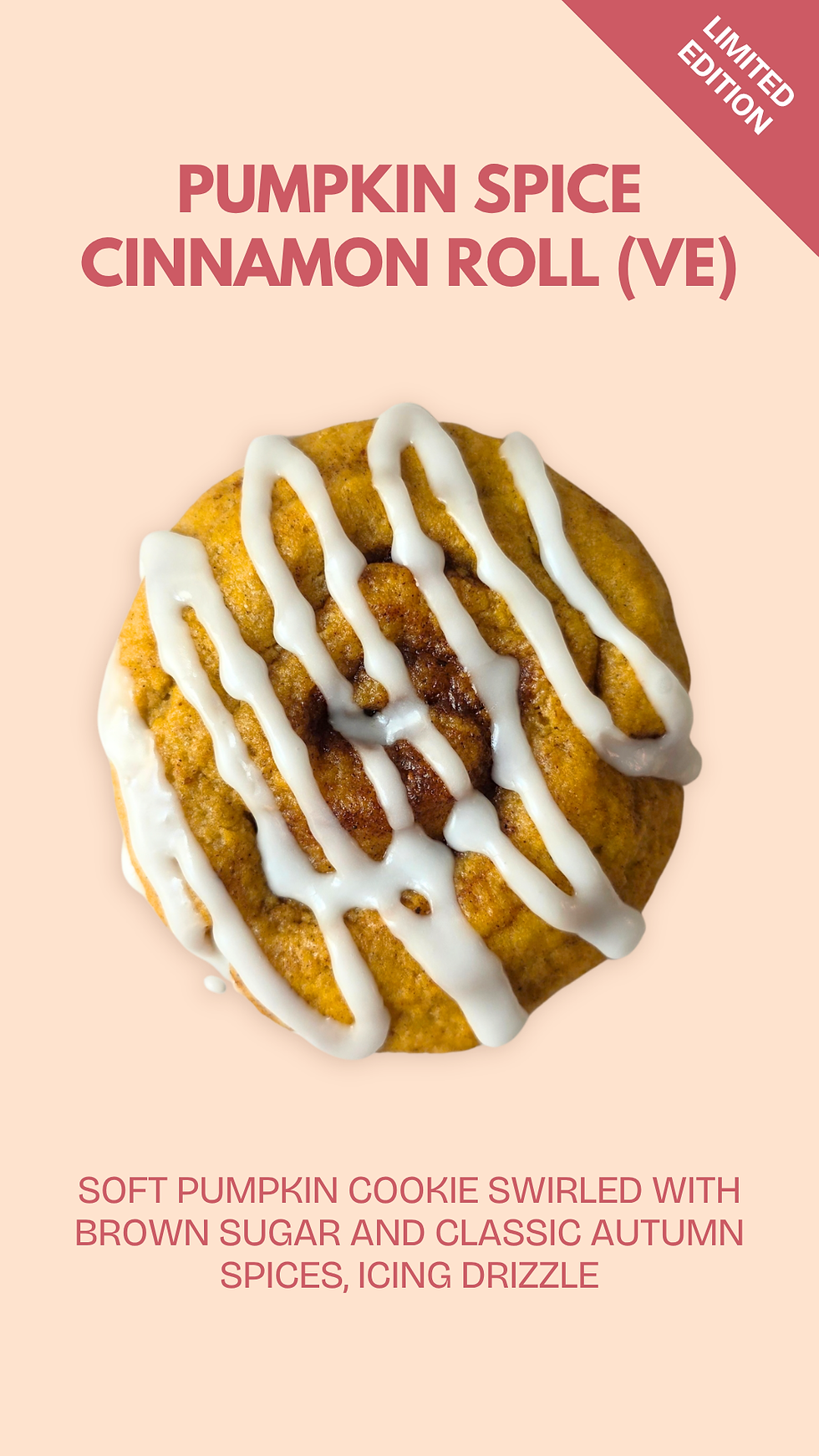 Thumbnail: Pumpkin spice cinnamon roll cookie