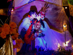 CON LA TRADICIÓN EN LA PIEL CELEBRAN EN SAN MIGUEL EL TRADICIONAL “DESFILE DE CATRINAS”