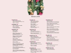 LISTA LA 68.ª EDICIÓN DE LA FERIA DE LA CANDELARIA
