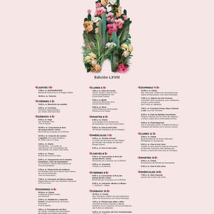 LISTA LA 68.ª EDICIÓN DE LA FERIA DE LA CANDELARIA